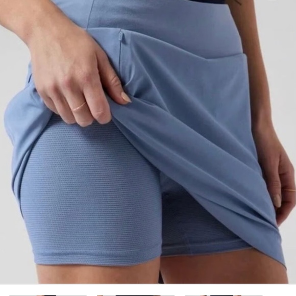 Athleta Soho Golf + Tennis Skort Size 6 in Cottage Blue - Picture 2 of 8